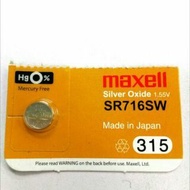 ORIGINAL SONY / MAXELL BATTERY SR716SW 315 (JAPAN)