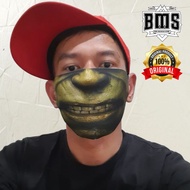 Hero Hulk Character Printing Fashion Mask