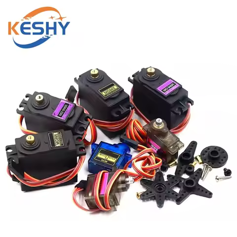 SG90 MG90S MG945 MG995 MG996 Servo Metal Gear for Model Helicopter Boat For Arduino UNO DIY Mechanic
