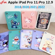 Casing For Apple iPad Pro11 Pro12.9 Pro 11 12.9 inch 2018 2020 2021 2022 Fashion Cute Pattern Case Thickened Silicone Soft Cover