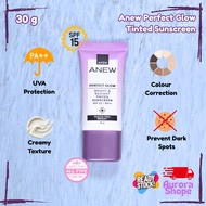 NEW ANEW Perfect Glow Bright & Radiant Tinted Sunscreen 30g | All Ages | SPF 15 | Niacinamide