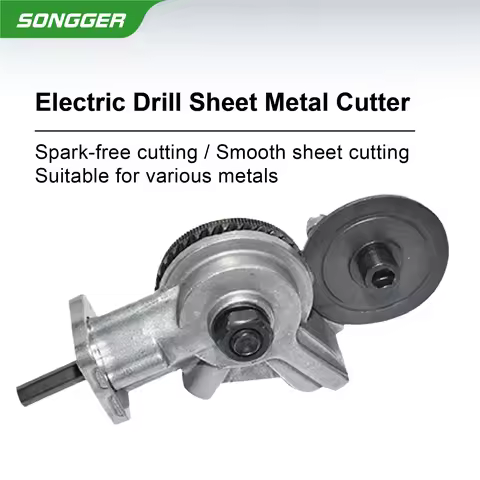 Sheet Metal Cutter Drill Attachment Metal Nibbler Electric Drill Shear Adapter Steel Iron Cutting To