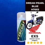 HONDA EX5 Dream Pearl Blue H7003 Cat 2K Aikka Vircoat DIY Aerosol Spray Cat Motor Cover Frame 蓝色