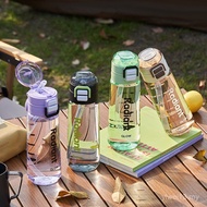 New Fuxing Double Drinking Cup Portable Outdoor Summer Plastic Water Bottle High-value Sports Water 