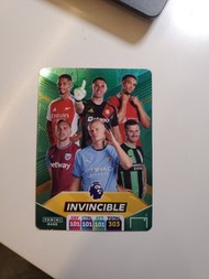 Panini Invincible 足球卡