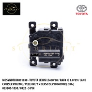 TOYOTA LEXUS LS460 '08 / RAV4 IQ 1.0 '09 / C / VELLFIRE '15 DENSO SERVO MOTOR ( ORG ) 063800-1030 / 
