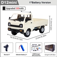 WPL D14 Rc Car D12 1/10 Full Scale Suzuki Minivan Drift Remote Control Car Toy D12Mini Electric Car 