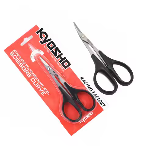 Kyosho #36262 KRF Stainless Polycarbonate Body Scissors Curve Tools EP 1/10 RC Cars On Off Road Raci