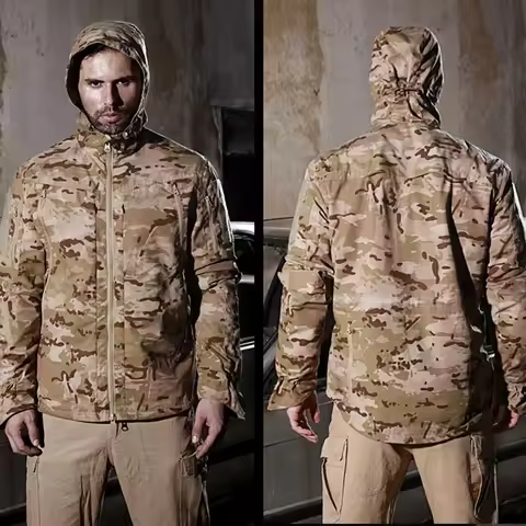 New Multicam Camo Hunting Hoody Jacket CP Ripstop Field Hunting Jakcet CP for Outdoor Hunting Jacket