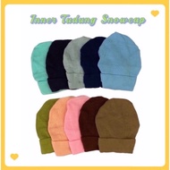 Scarf Knit Inner Anak Tudung Serkup Kepala Tabal/Inner Tudung Snowcap