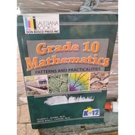 MATHEMATICS PATTERN AND PRACTICALITIES FOR GRADE 10(USED BOOK)