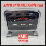 Lampu Daymaker Kotak 10 Sisi LED Hitam PNP GL MAX/PRO GL 100 HONDA WIN RX KING Set Batok set Braket