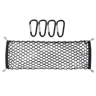 【MT】 Car Trunk Net Mesh 51x18inch Cargo Net Cargo Net Luggage Net With 4Pcs Fixed Hook for Pickup Tr