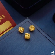 จี้ถุงทอง "ฮก" หนัก 0.1 กรัม ทองคำ 99.99% สูงประมาณ 7.5 มิล ชาร์มปี่เซี๊ยะทองคำแท้..งานฮ่องกง ขายได้ มีใบรับประกัน