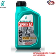 PETRONAS SPRINTA A700  FREE OIL FILTER ORI LIMITED STOCK 10W-40 AT SCOOTER ENGINE Oil (1 LITER) 100%