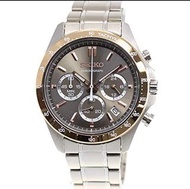 Seiko SBTR026 Quartz Chronograph Watch 40mm 精工石英計時鋼錶