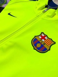 巴塞隆拿 2014-2015年 螢光黃色外套 FC Barcelona Authentic N98 Jacket