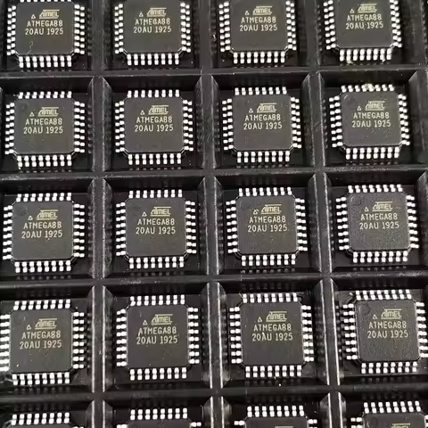 New original (5pcs) ATMEGA88-20AU ATMEGA88 QFP-32 8-bit Microcontroller with 8K Bytes In-System Prog