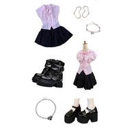 Set top skirt top skirt y2k blackpink outfit concert