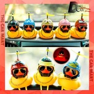 Yellow Duck Helmet Decoration Motor Decoration  Car Accessories Hiasan Itik Tiktok Itik