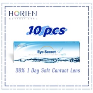 (10 pcs) Horien Eye Secret 38% Daily Disposable Lens Clear Contact Lenses