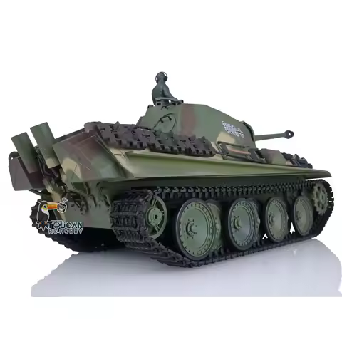 2.4G 1/16 Plastic Henglong 7.0 German Panther G RTR RC Tank Version 3879 Remote Control Battle Model