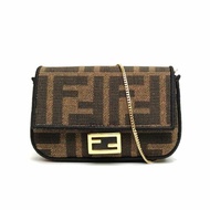 FENDI Baguette法棍包Nano老花PVC肩背包