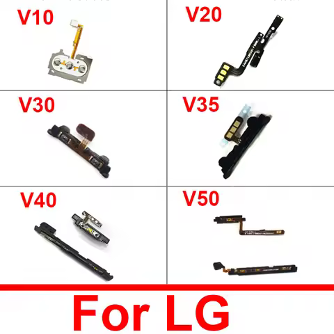Up Down Volume Power Side Button Flex Cable For LG V10 V20 V30 V35 V40 V50 V50S V60 Power On Off Con