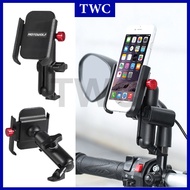 TWC MOTOWOLF Phone Holder Motorcycle Bicycle GPS Handphone Bracket Bike Motor Pemegang Telefon Bimbi