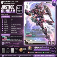 GD01-066 JUSTICE GUNDAM – LR (English & Japanese Version)