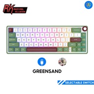RK Royal Kludge R65 66 Keys Portable Mechanical Keyboard Hot Swapple Custom Gaming Keyboard with Vol