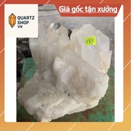 White quartz stone used for home decoration to purify high energy 17cm weighs 3.8kg(1850) 'VN