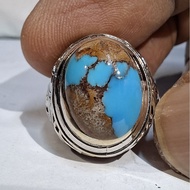 EGYPTIAN TURQUOISE TOSCA EST DIMbiru 15x11x7 Ring 7