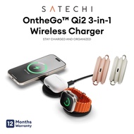 Satechi OnTheGo Qi2 3-in-1 Wireless Charger