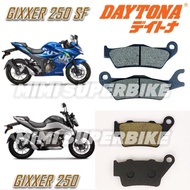 DAYTONA BRAKE PAD FRONT & REAR SUZUKI GIXXER250 GIXXER 250 SF BREK DISC PLATE DEPAN BELAKANG LINING 