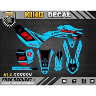 Decal KLX GORDON KLX BF KLX OLD KLX S DECAL KX CUSTOME DECAL 25