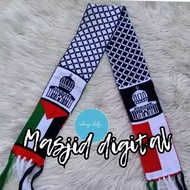 Syal Rajut Palestina / Syal Rajut komputer / Syal Palestine / Bandana Palestina