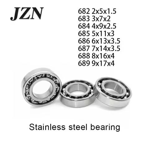 2Pcs/10Pcs Stainless steel bearing Open bearing S682 S683 S684 S685 S686 S687 S688 S689 K 682 683 68