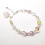 Genuine Silver Bracelet With 5 Types Of Gems