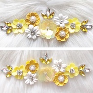 Bunga Sequin Beads Yellow (1pcs)