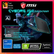 MSI Cyborg 15 A13VE-2476MY AI Gaming Laptop (i7-13620H/16GB DDR5/512GB SSD/6GB RTX 4050/15.6" IPS 14