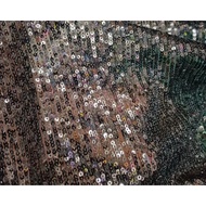 sequinds black 56" inches width