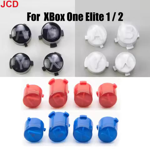 JCD 1set Replacement Custom ABXY Action Buttons For XBox One S / Elite Series 1 2 Controller Repair 