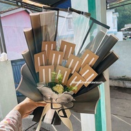(Isi 5) Kerangka Buket Kosong / Kerangka Buket Barang / Snack / Tanpa boneka / Free Bunga Artificial