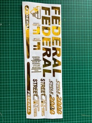 Cutting stiker speda federal fc2000 street cat