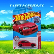 HOT WHEELS™ 2022 FACTORY SEAL TARGET EXCLUSIVE RED EDITION 99' HONDA CIVIC TYPE R EK9 HONDA CIVIC EK