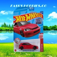 HOT WHEELS™ 2022 FACTORY SEAL TARGET EXCLUSIVE RED EDITION 99' HONDA CIVIC TYPE R EK9 HONDA CIVIC EK