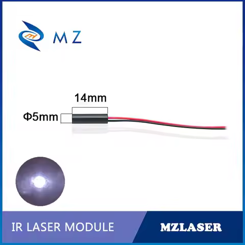 Infrared IR Dot Laser Diode Module 830nm D5mm 0.5mw 1mw 5mw 10mW Industrial Machine Safety Certified