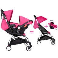 Baby Throne Stroller (Upgraded Version)  + Carrier