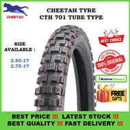 TAYAR  CHEETAH CTH701 OFF ROAD, TRAIL AND MOTORCROSS -  250-17, 275-17 TUBE TYPE TYRE